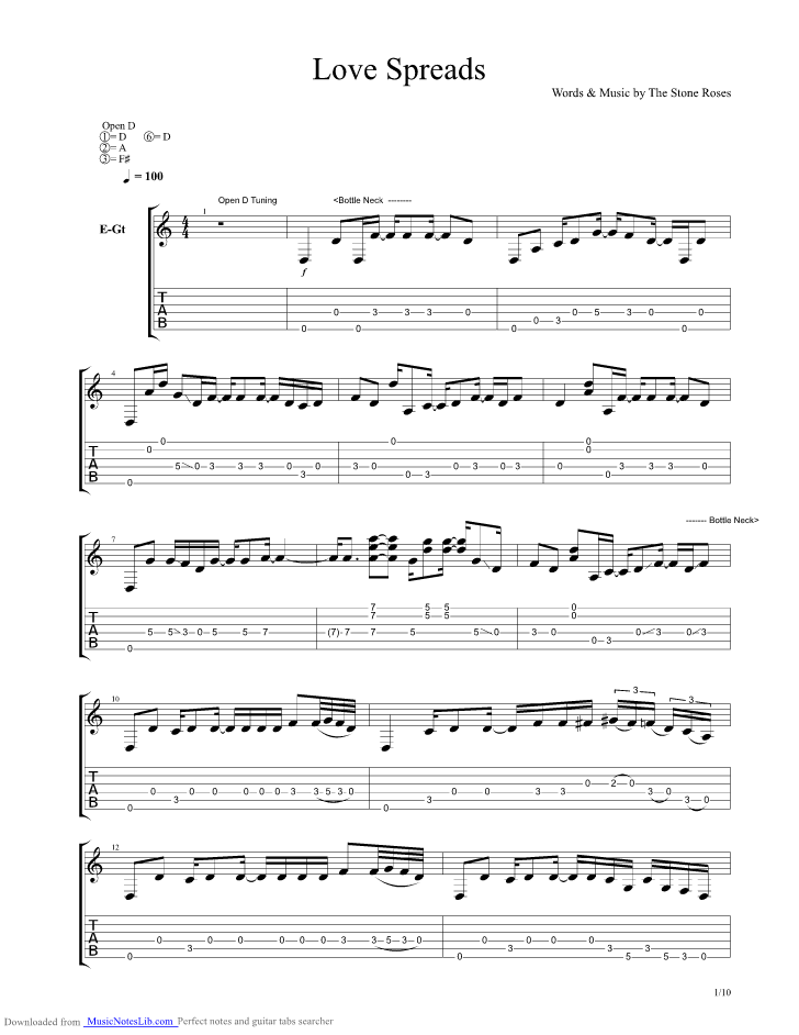Clients and customers who take 60 days or more to pay. Love Spreads guitar pro tab by Stone Roses @ musicnoteslib.com