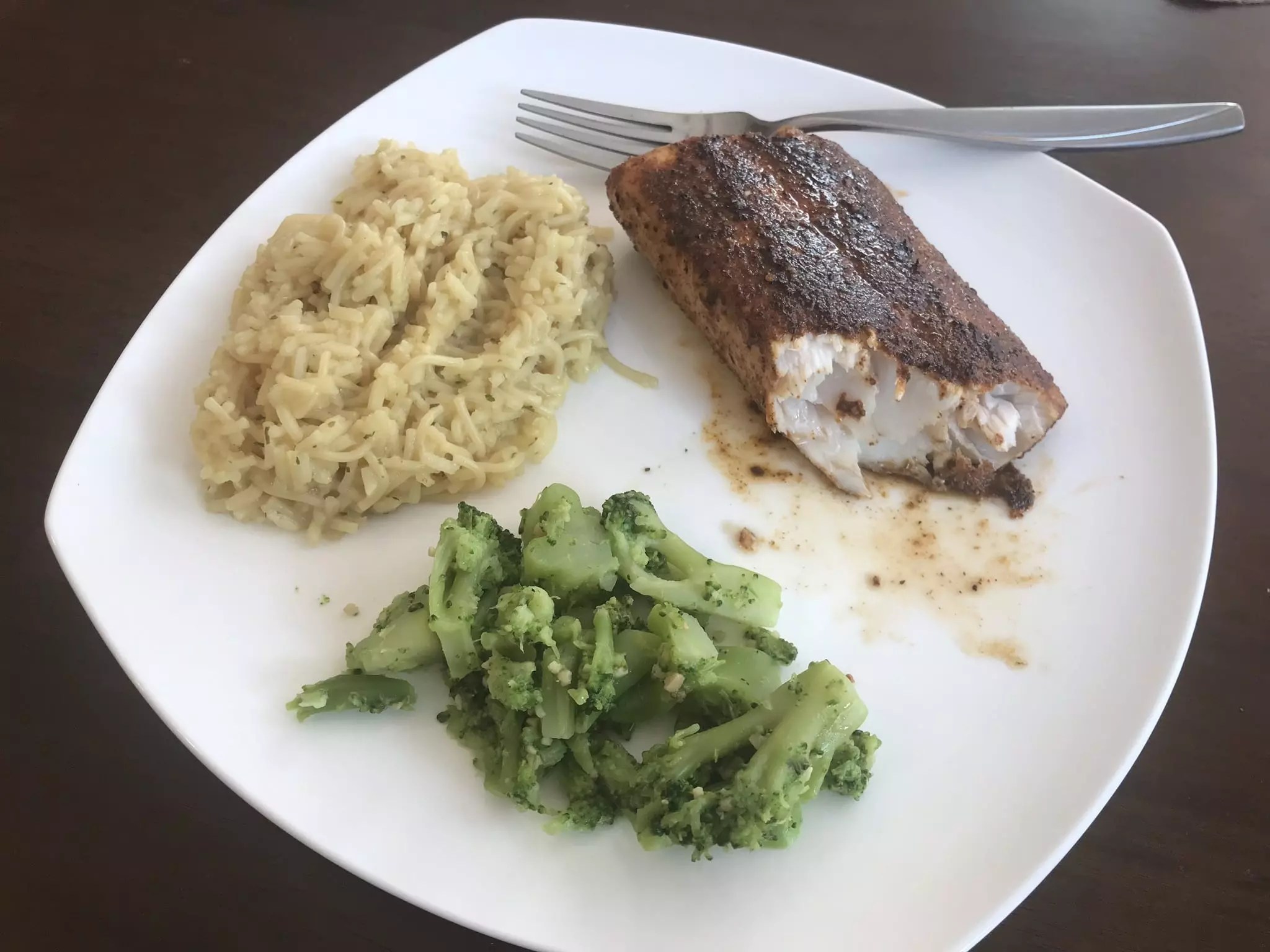 BGE - Bayou-ish Blackened Mahi Mahi Plated