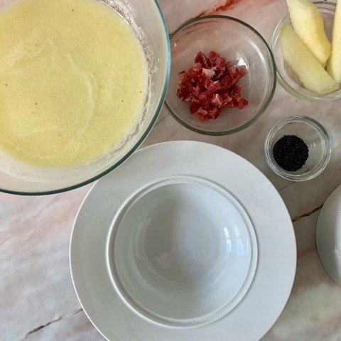 Montamos nuestra Sopa de Melón