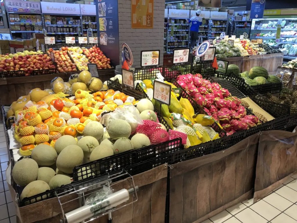 現地の生活感が感じられる 台北市内の大型スーパーへ行って 現地の生活感が感じられる 台北市内の大型スーパーへ行って