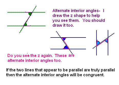 How is the alternate interior angles theorem and the alternate exterior angles theorem alike? Corresponding And Alternate Interior Angles Are Always