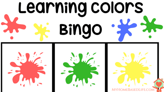 These christmas pattern block mats are a fun way for kids to learn while they play. Preschool Teach Your Child Colors With Learning Colors Bingo My Home Based Life