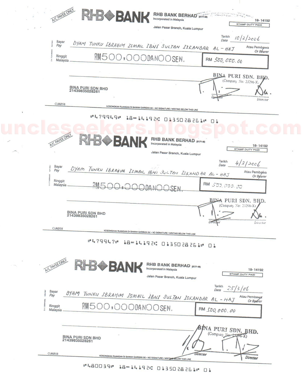 Elaun isteri kedua ku yem bernama sarah shadan rm20,000 sebulan. Sultan Johor Blog Anti Umno Page 6