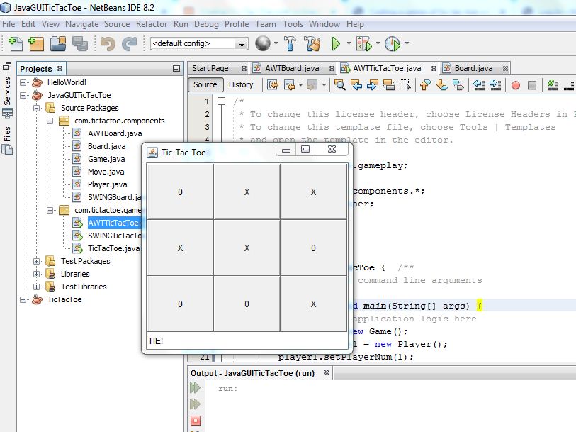 This is a challenging project for java coders familiar with basic concepts, and is also great practice for ap computer science students. Coding Tic Tac Toe With A Graphical User Interface My Plugins