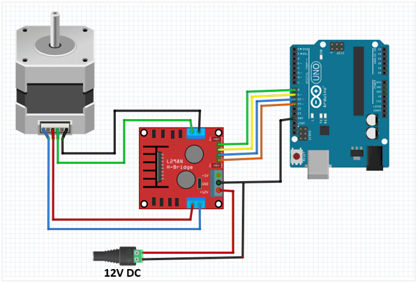 How To Control Stepper Motor Using L298n Driver And Arduino Mytectutor