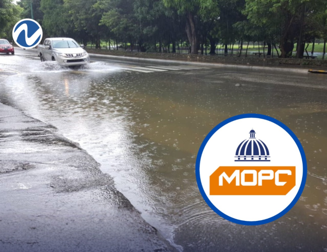 MOPC informa afectaciones en carreteras, caminos vecinales y un puente por mercancía de la tormenta Melissa