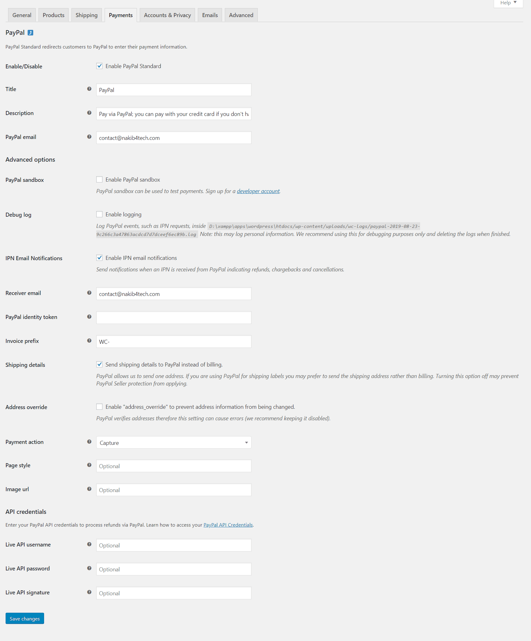woocommerce-paypal-settings