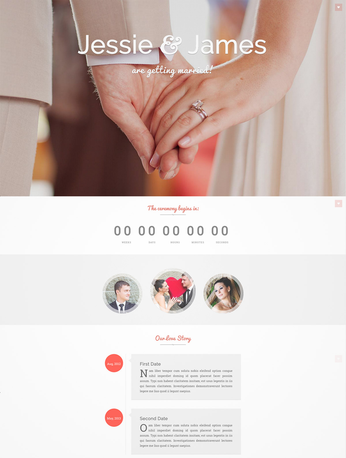 Jack & rose by singlestroke (themeforest) · 3. 33 Elegant Premium Wedding WordPress Themes | Naldz Graphics