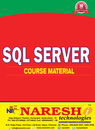 SQL Server Course Material Course, Best SQL Server Course Material