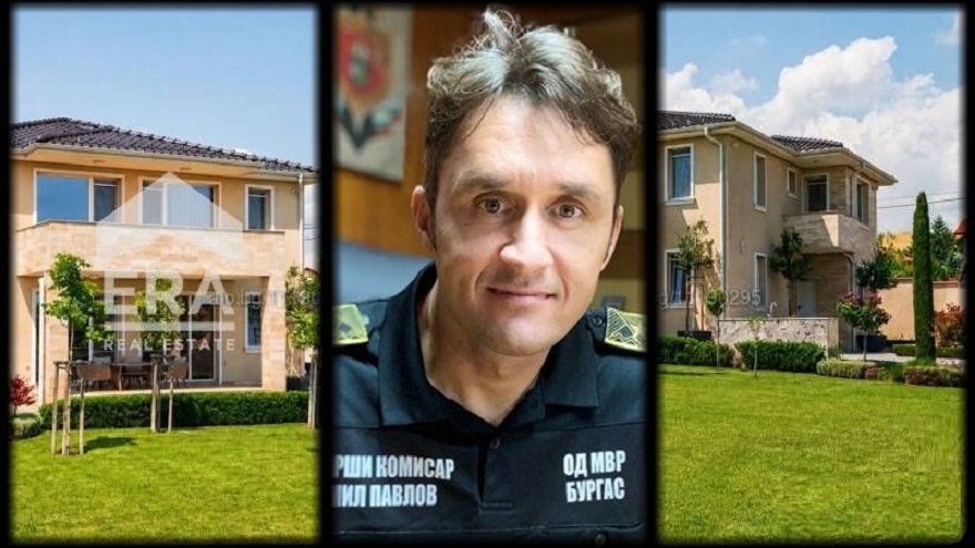 Палат за 800 000 лв., а по документи – за 90: Как полицаят Емил Павлов изгради лукс в Бургас? (Част 1 + СНИМКИ)