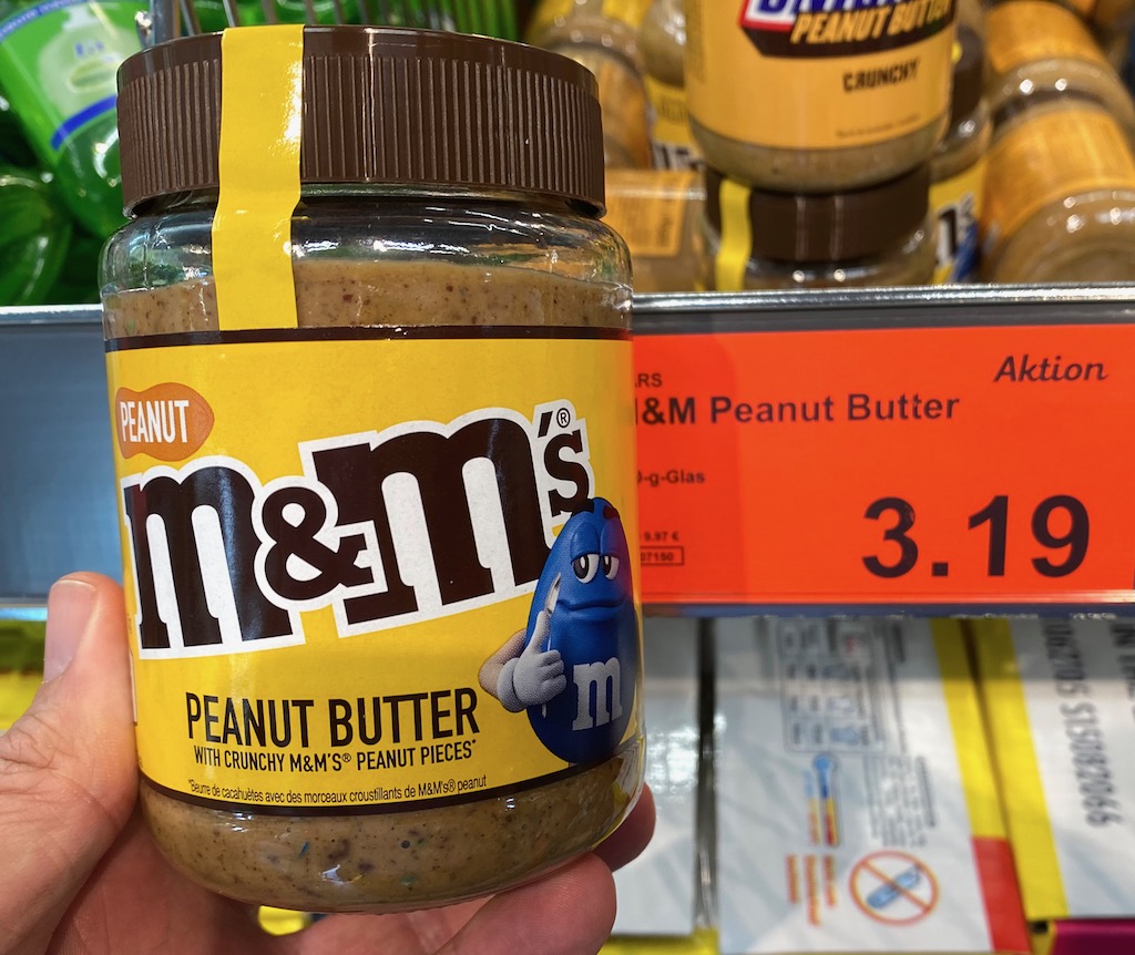 Aldi Mars M+M Peanut Butter das Süßigkeiten