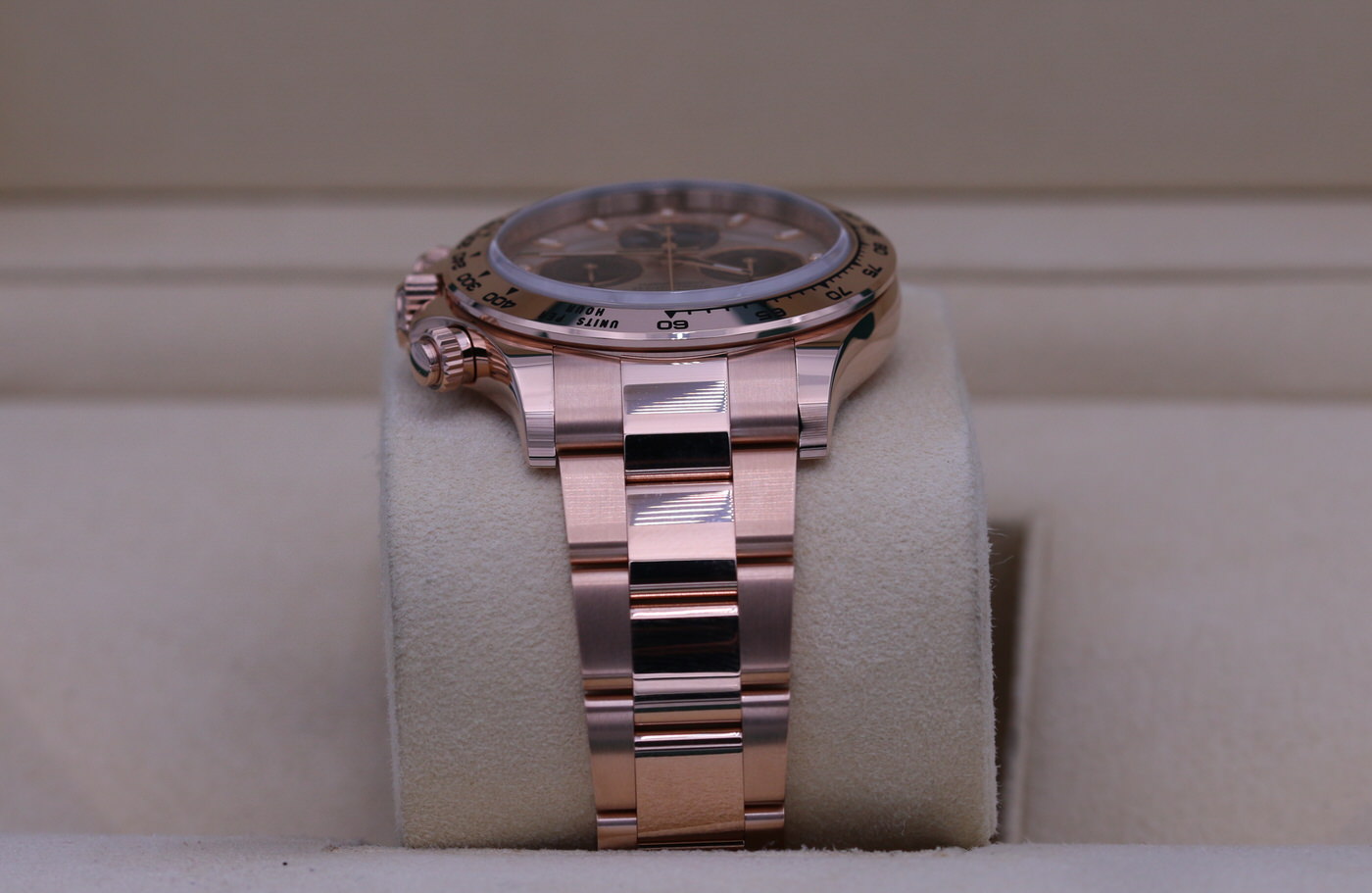 Rolex Daytona 116505 Rose Gold Sundust Black Dial 2021 Unworn Nashville Watch