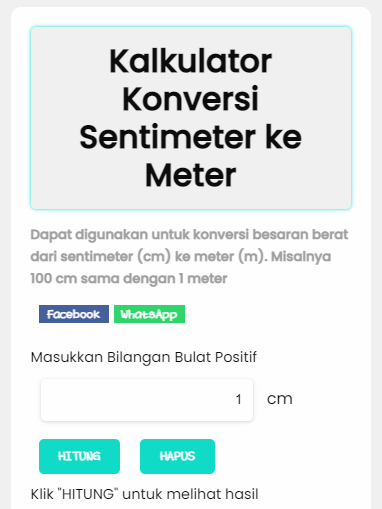 Mengkonversi 5.9 sentimeter ke meter dengan rumus, konversi panjang umum, tabel konversi dan . Sentimeter Ke Meter Kalkulator Konversi