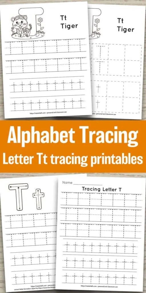 free printable letter t tracing worksheet for preschool kindergarten the artisan life
