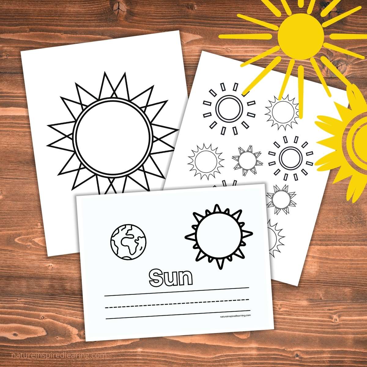 Check out some craft ideas in … The Best Sun Coloring Pages For Kids Nature Inspired Learning