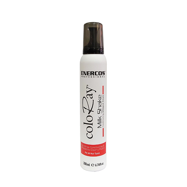 Can be worn alone or under polish. Hair Mousse Milk Shake 200ml 3730035 - Nazih Cosmetics