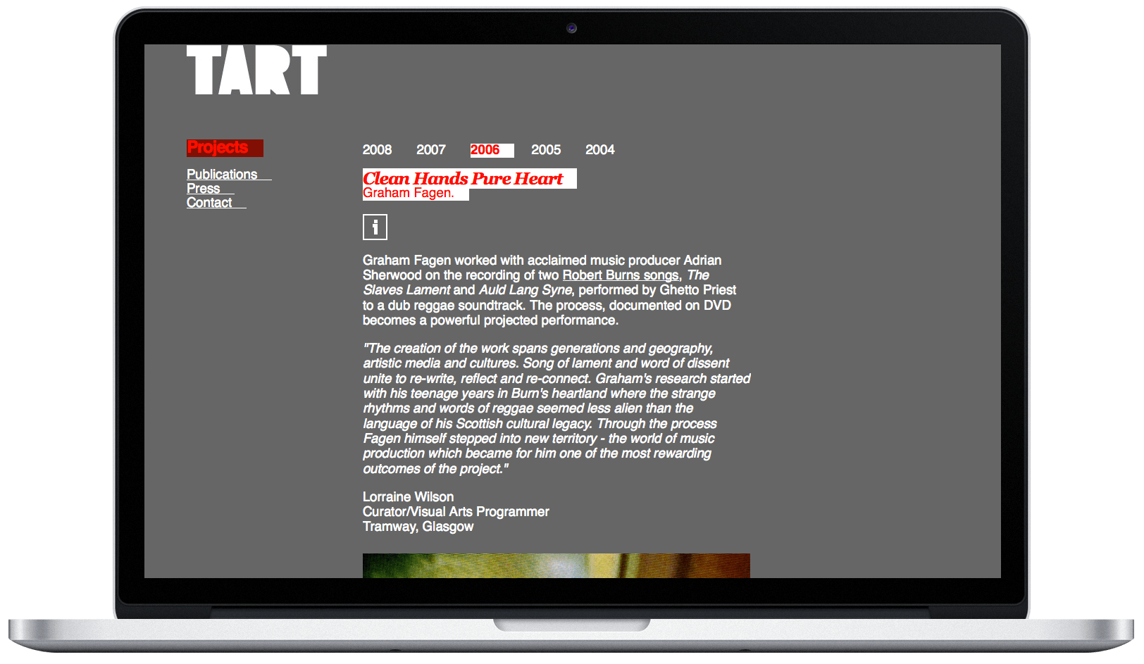TART screen 03