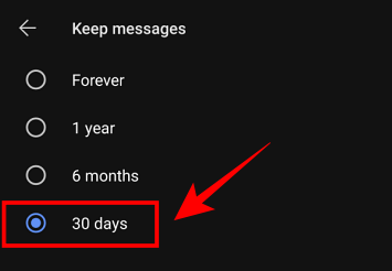 android clear chats automatically keep messages как удалить сигнал с телефона
