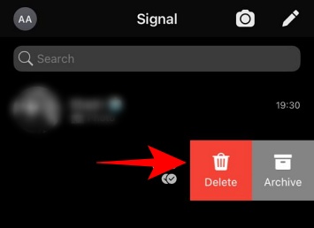 iphone swipe to delete как удалить сигнал с телефона