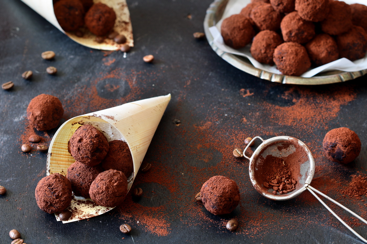 Chocolate coffee energy Balls Neta Cooks