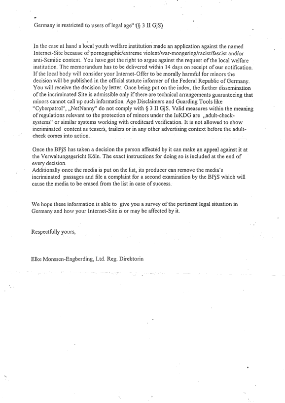 Cover letters are your first impression, so make it a good one. Germany Hates BME?