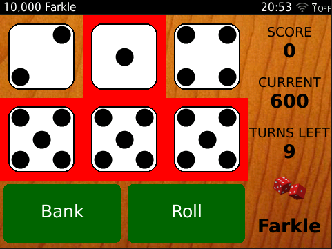 In 10,000 a player must have and set aside at least one scoring die, or a combination of scoring dice with each roll. Farkle Ebscer News
