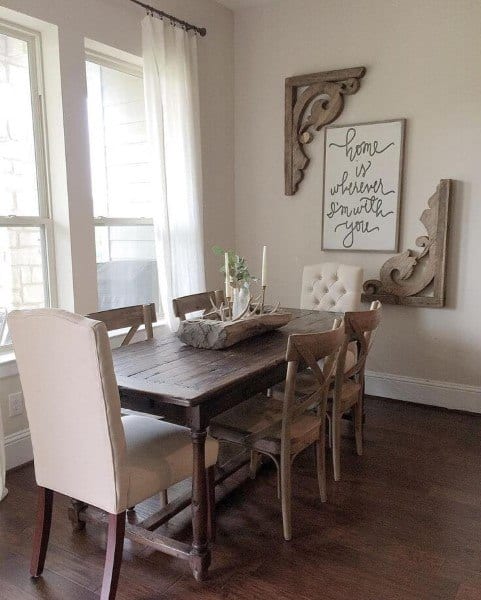 Close your eyes and yo. Top 40 Best Rustic Dining Room Ideas Vintage Home Interior Designs