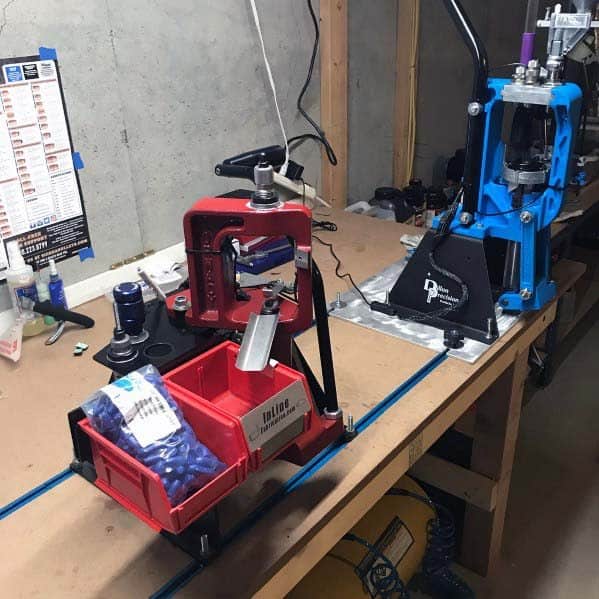 If you are hard pressed for floor space, or just love to sit while you reload, then you may want to consider this bench. Top 60 Best Reloading Bench Ideas - Room Designs