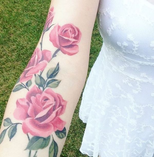 Rose Tattoo Designs With Meanings - 30 Concepts - Nexttattoos 612_x_600_jpg