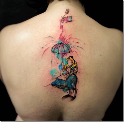 Greatest Of Alice In Wonderland Tattoos - Nexttattoos 494_x_504_jpg