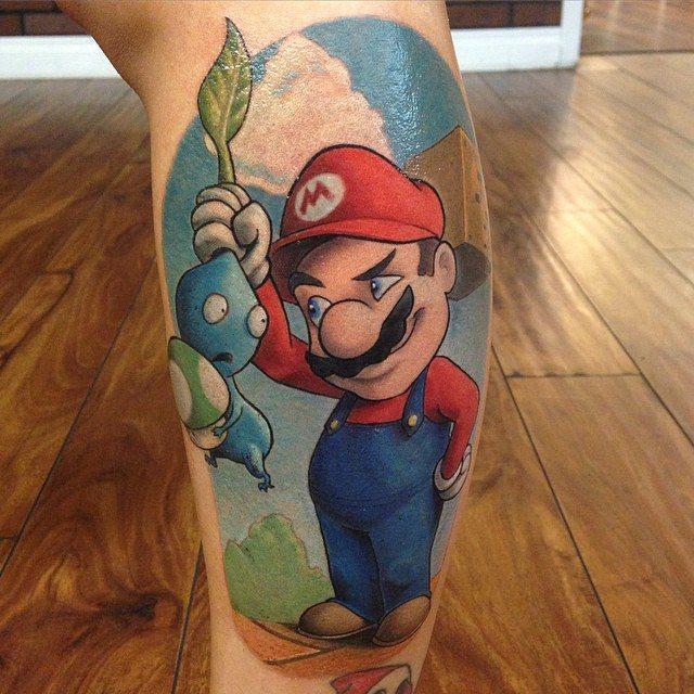 70 Tremendous Mario Bros Tattoos - Nexttattoos 640_x_640_jpg