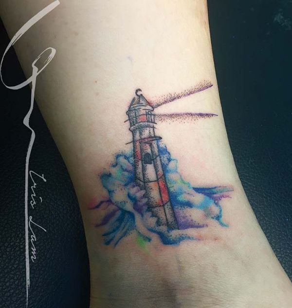 Lighthouse Tattoo Motifs, Concepts And Meanings - Nexttattoos 632_x_600_jpg