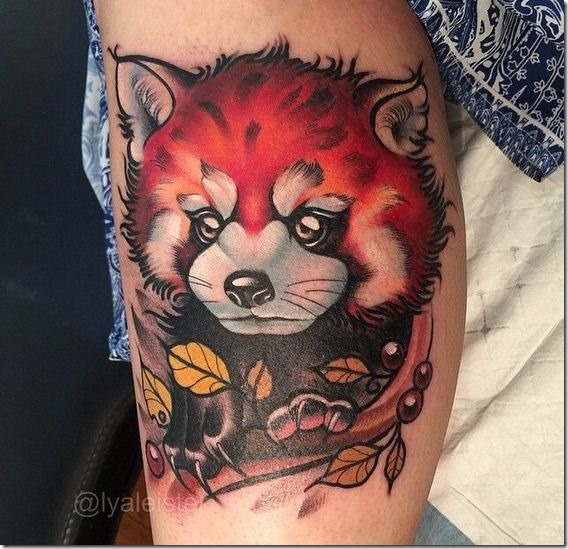 Lovable Plush Panda Tattoo Designs - Nexttattoos 549_x_568_jpg