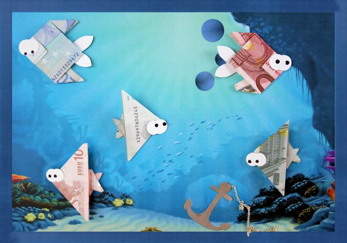 Gebraucht | aquarium / kommode / fische in grenchen online kaufen auf ricardo | sehr schöner kompletter . Bastelanleitung: Geldgeschenk fÃ¼r Angler, Aquarianer