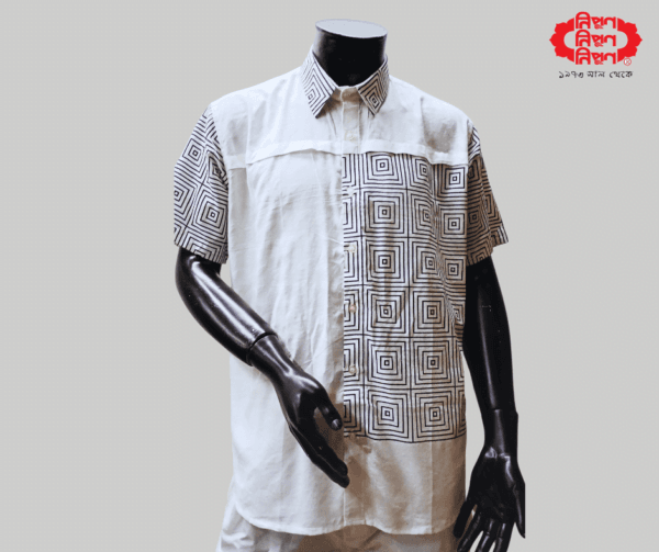 Mens Shirt, MSH-1577 Fabric: Cotton Matarila: Block Print, Screen Print Price: 1150