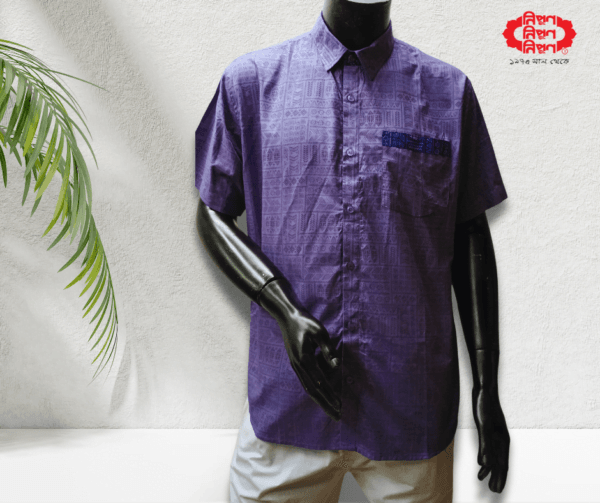 Mens Shirt, MSH-1580 Fabric: Lilen Matarila: Block Print, Screen Print Price: 960