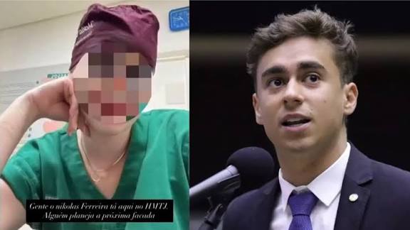 Médica que sugeriu facada em Nikolas é afastada de hospital