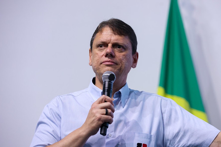 “Grande objetivo é derrubar o PT”, diz Tarcísio de Freitas sobre eleições presidenciais de 2026