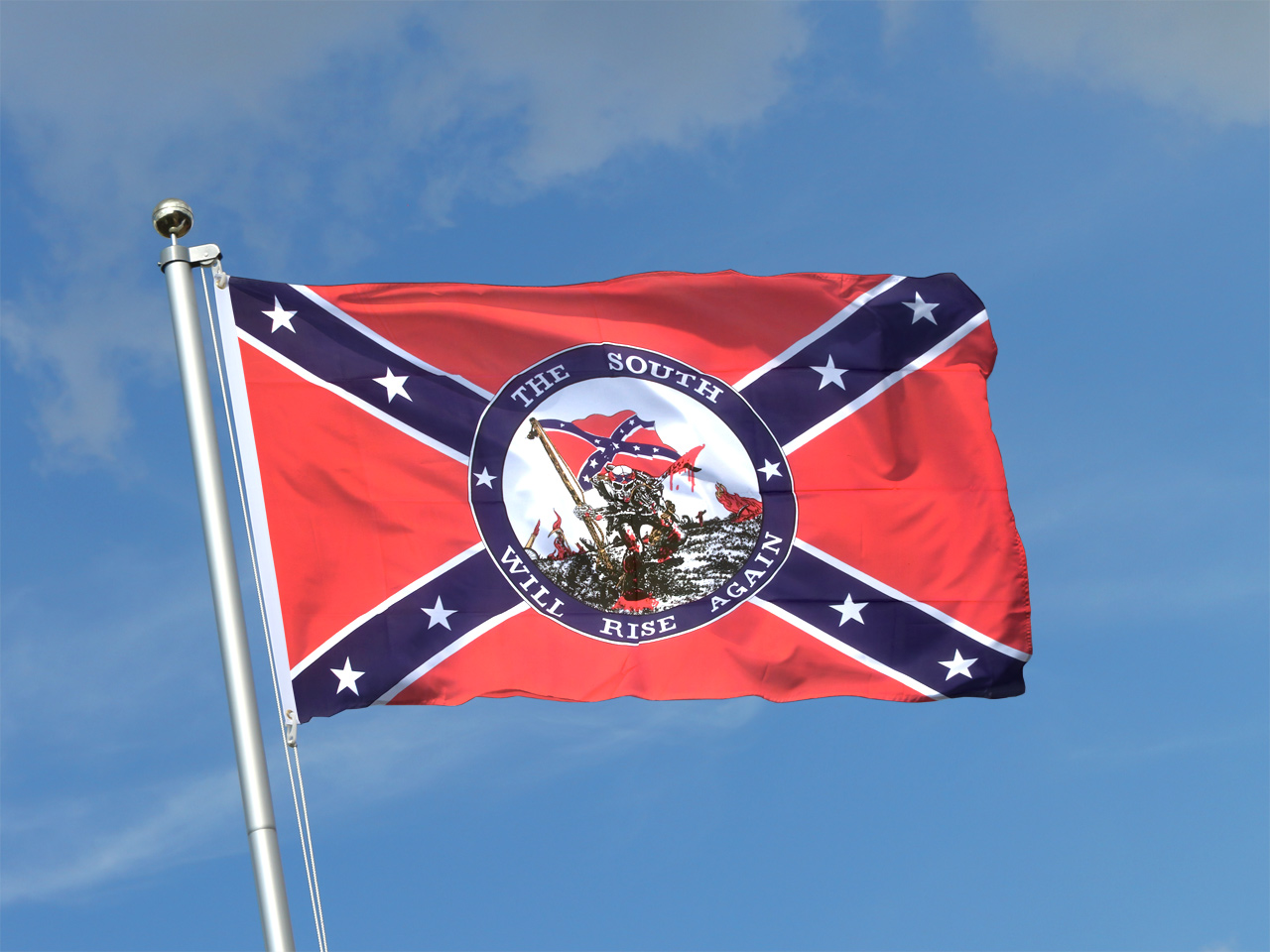 War sie nie nationalflagge, gilt heute aber als symbol der csa. USA Southern United States South will rise again - 3x5 ft Flag