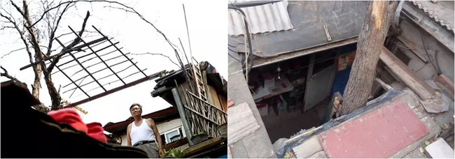 Toàn cảnh không gian nhà cấp 4 chật chội như đống đổ nát