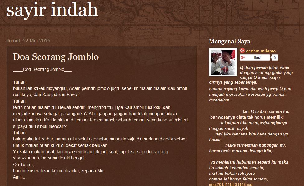 Berkaitan dengan kata cinta berikut ini puisi tentang cinta dalam deretan bait bait puisi cinta sejati tak harus memiliki atau puisi cinta . Capture 4 1 Puisi Normantis