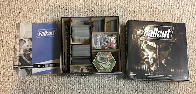 Game organizer compatible with the lord of the rings: Fallout Board Game Box Organizer Northern Lights Terrain