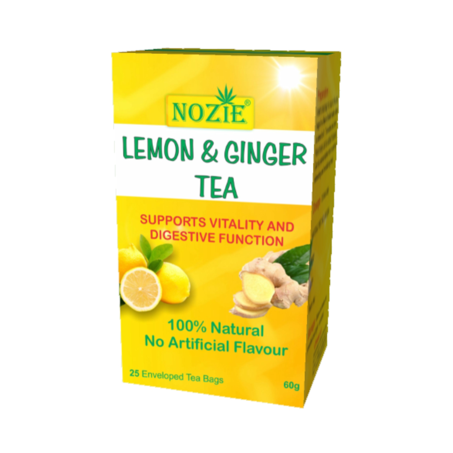 Lemon & Ginger Tea ⋆ Nozie Tea