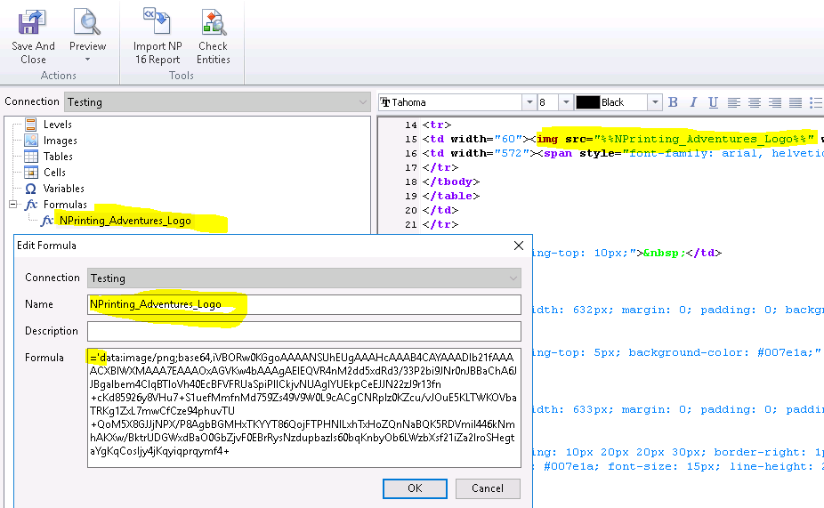 Creating Email Content In Nprinting Nprinting Adventures