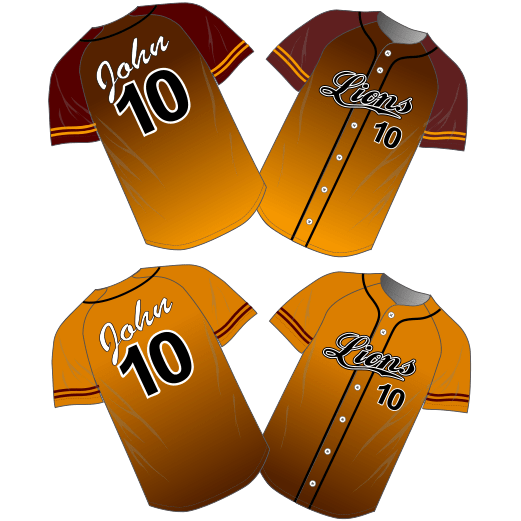 Baseball Softball Set 4 USA made custom sublimated... NRG PULSE