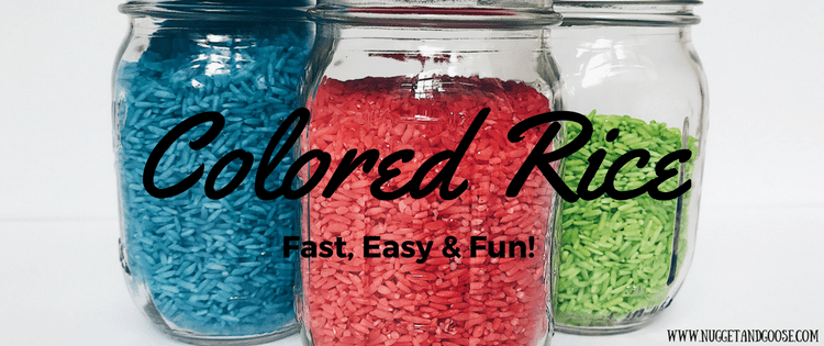 How To Make Colored Rice And What To Do With It Nugget Goose