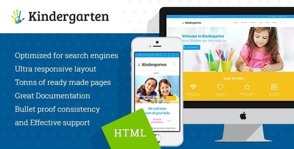 Download #Kindergarten v1.1 – Children HTML Theme – HTML5 & CSS3