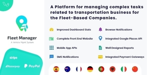 Download #Fleet Manager v5.0 – Vehicle Management & Booking System Script