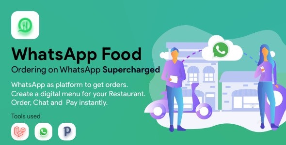 WhatsApp Food SaaS WhatsApp Ordering System PHP Script