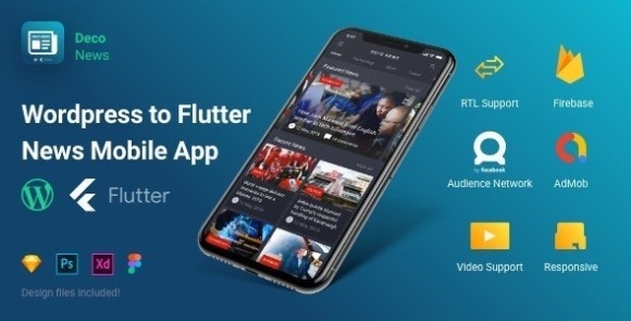 Download #Flutter – Deco News v1.3.0 – Mobile App for WordPress Source
